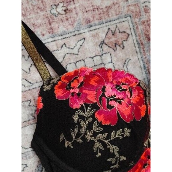 Victoria's Secret Floral BONED CORSET BUSTIER Tank Top 34C NWT - Picture 3 of 7